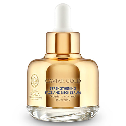 Serum reafirmante facial y cuello Caviar Gold de Natura Siberica en UnicornioH Cosméticos