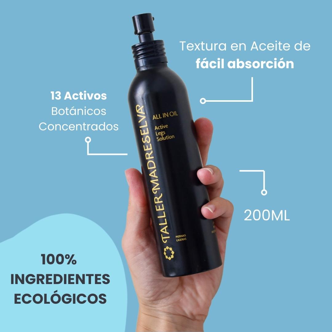 Aceite para piernas pesadas de Taller Madreselva