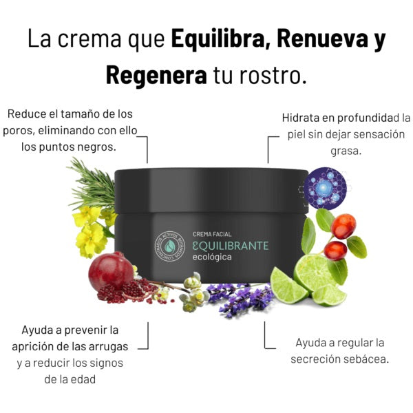 Crema facial equilibrante Taller madreselva en UnicornioH Cosméticos