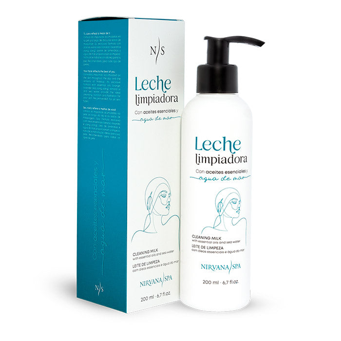 Leche facial limpiadora con agua de mar Nirvana Spa en UnicornioH Cosméticos