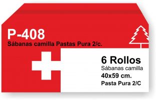 Rollo de sabana papel camilla de 70 metros precortado a 40cms