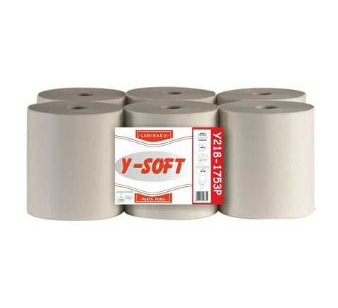 Tissue paper towel roll x 6 units 