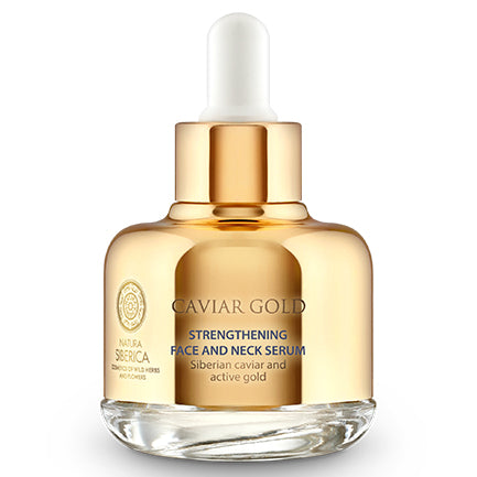 Serum reafirmante facial y cuello Caviar Gold de Natura Siberica en  UnicornioH Cosméticos