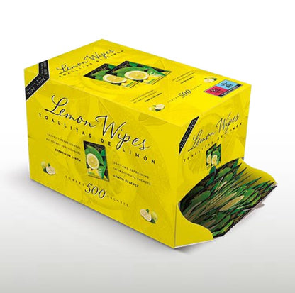 dispensadora de toallitas de limon santex