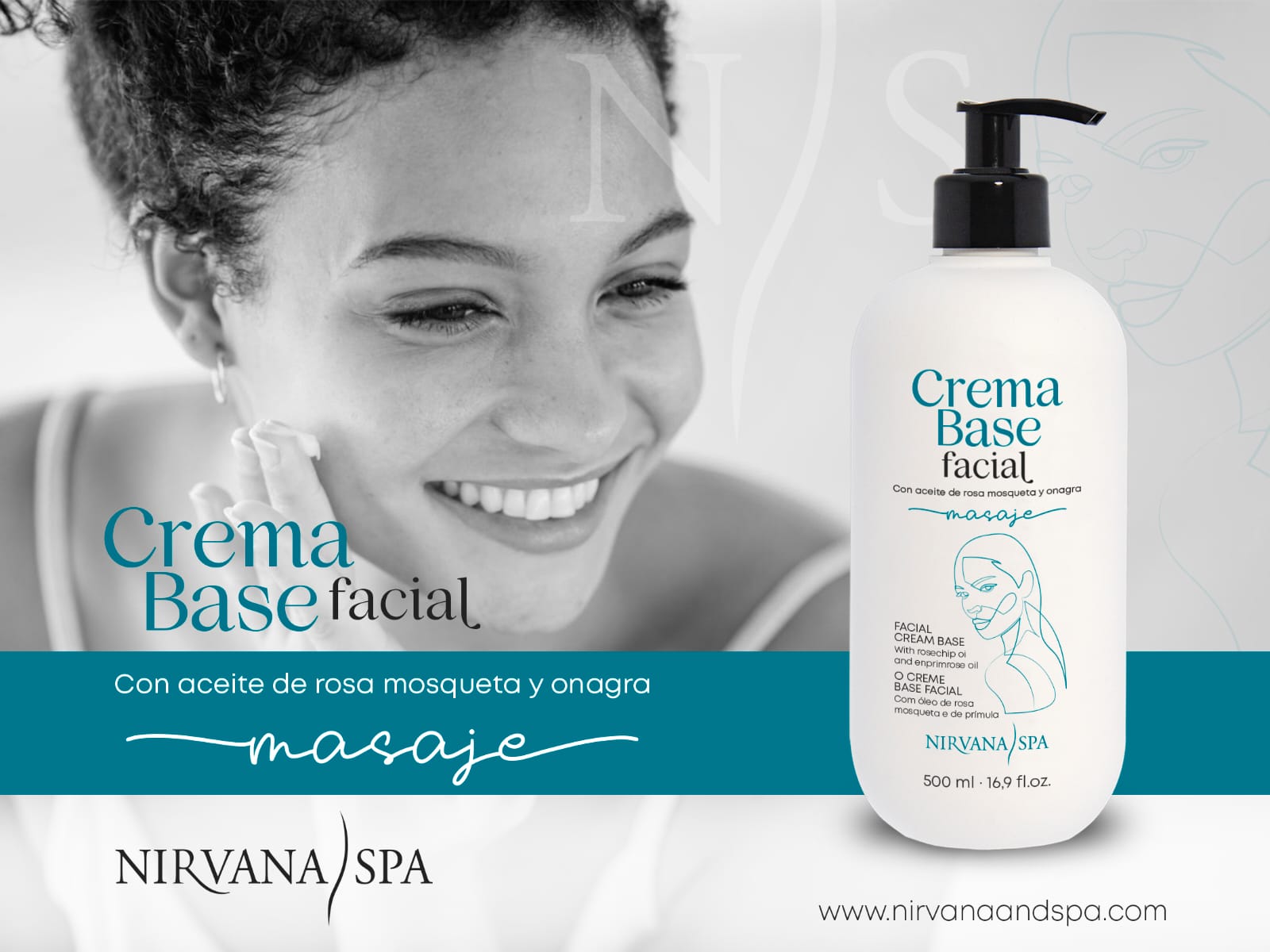 Crema base facial Nirvana Spa en UnicornioH Cosméticos