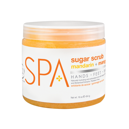 Crema exfoliante azucar y mandarina BCL en UnicornioH Cosméticos